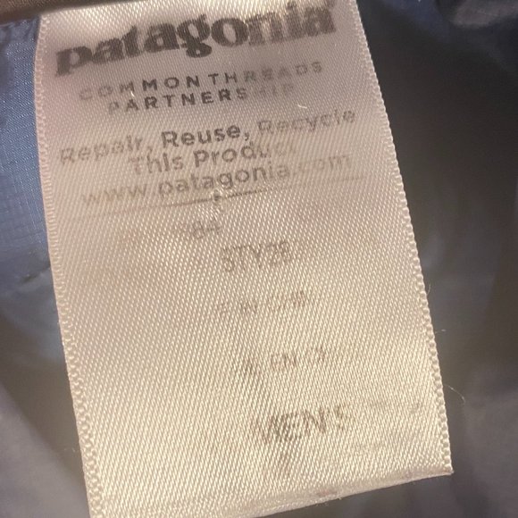 Patagonia Dark Navy Nano Puff Style Down Fill Parka Light Jacket Women Size M - Picture 9 of 10
